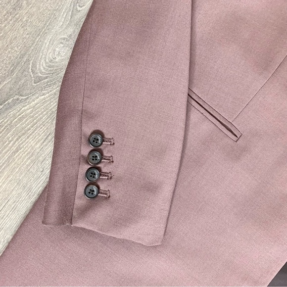 Aritzia Wilfred Belcastel Blazer Jacket Oversized Shoulder Pads Tailored Brown - Picture 9 of 15